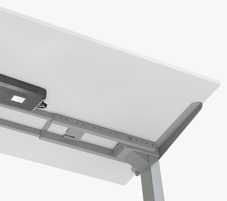 The support system under the Height Adjustable Conference Table