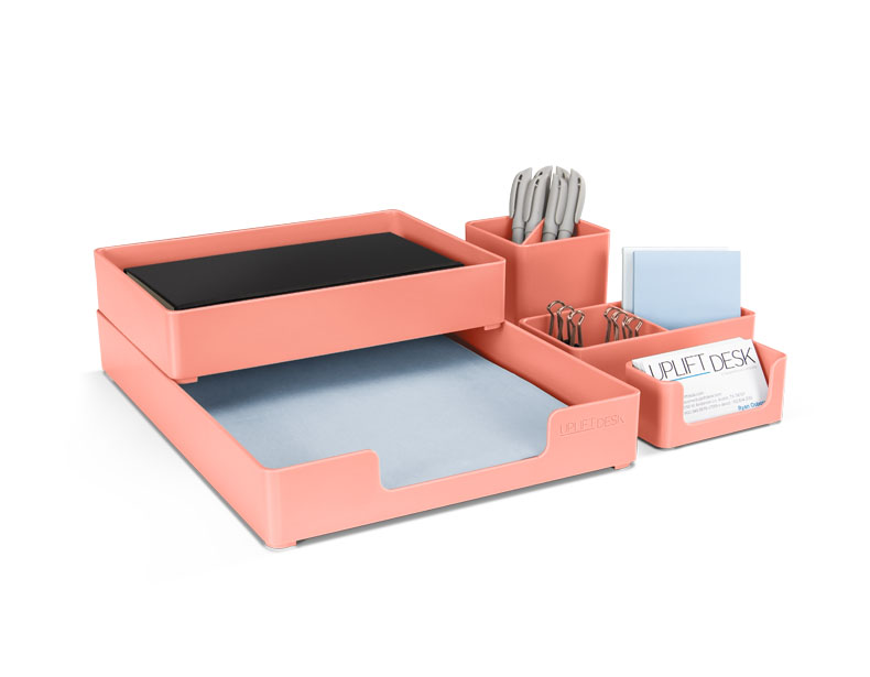 A full UPLIFT Desk Organizer Set