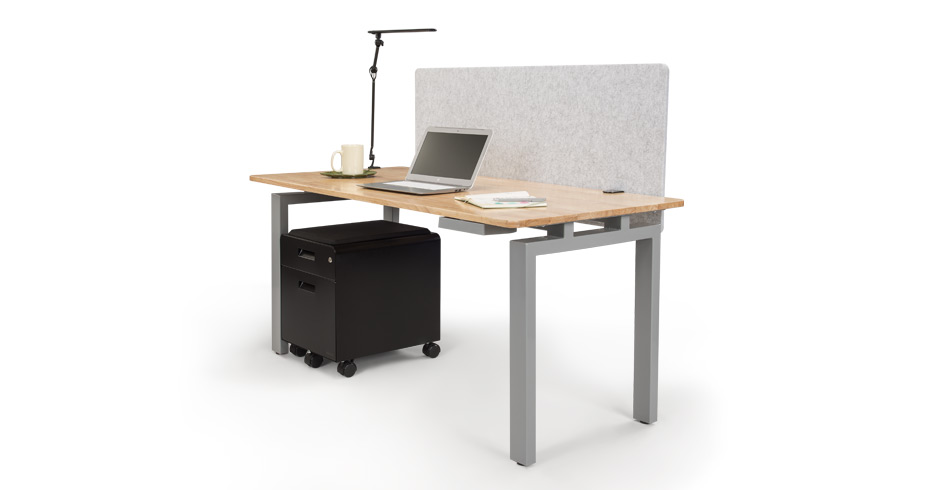 Side Table, 29" Fixed Seated Height, 4-Leg