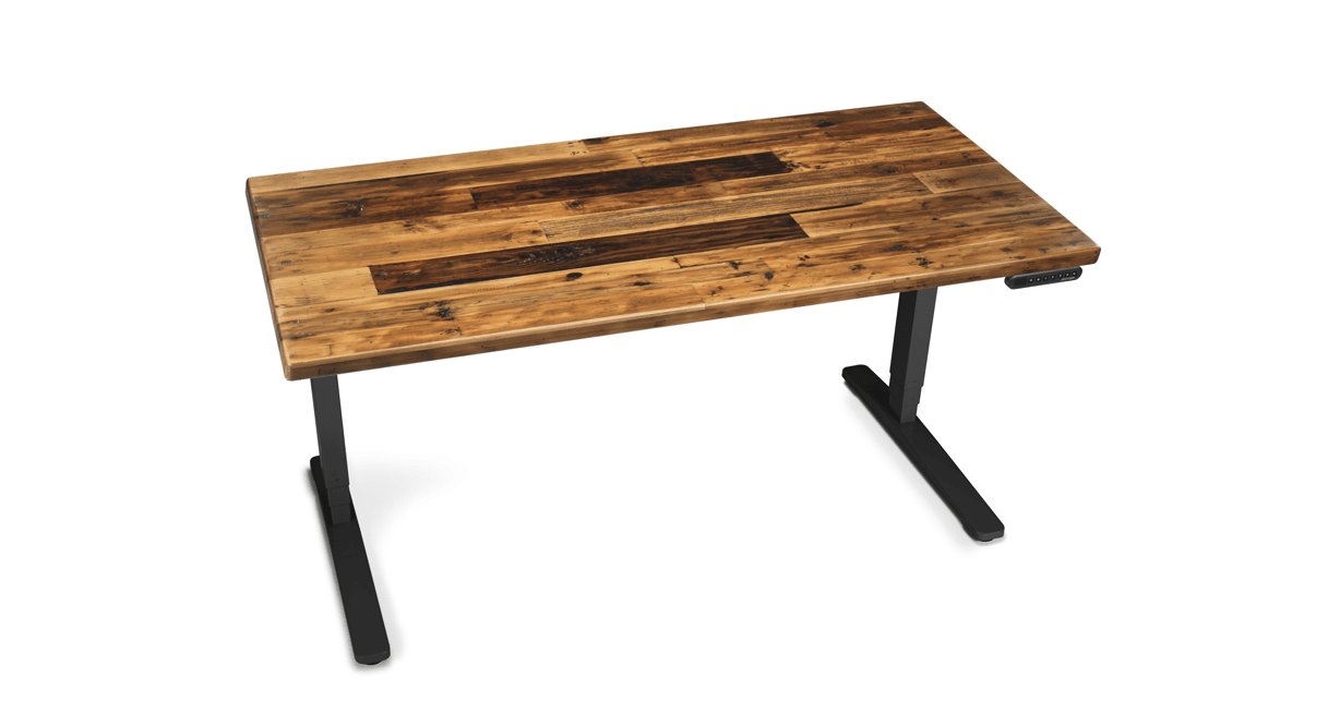 Stand Up Desk with Reclaimed Top
